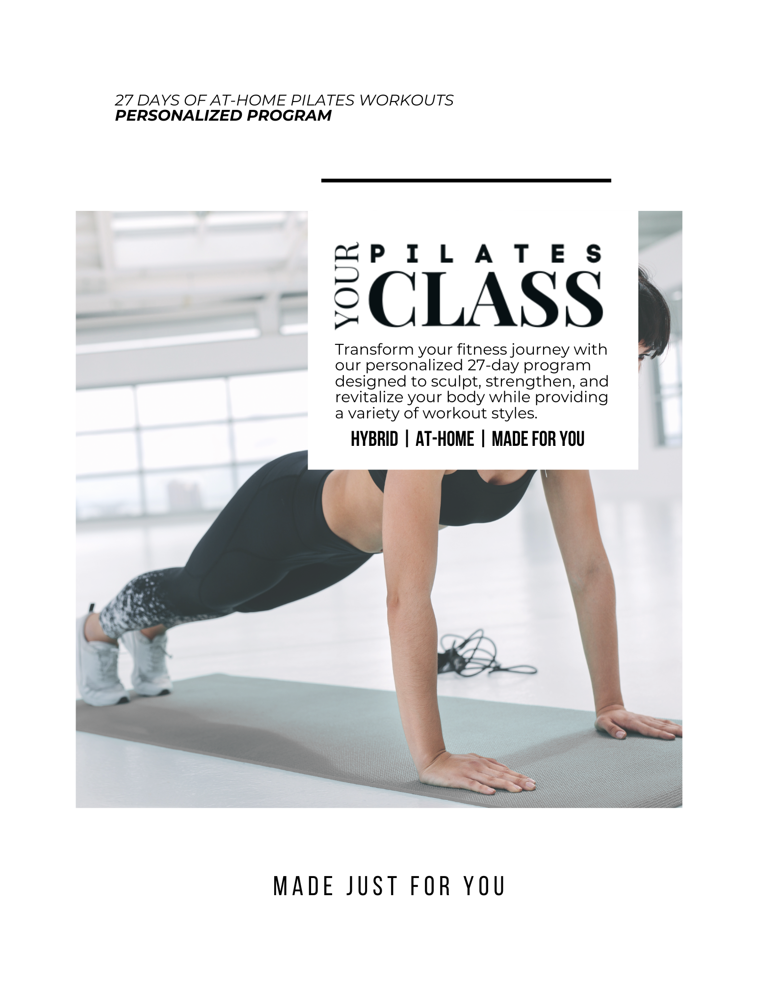 Personalized At-Home Pilates Program