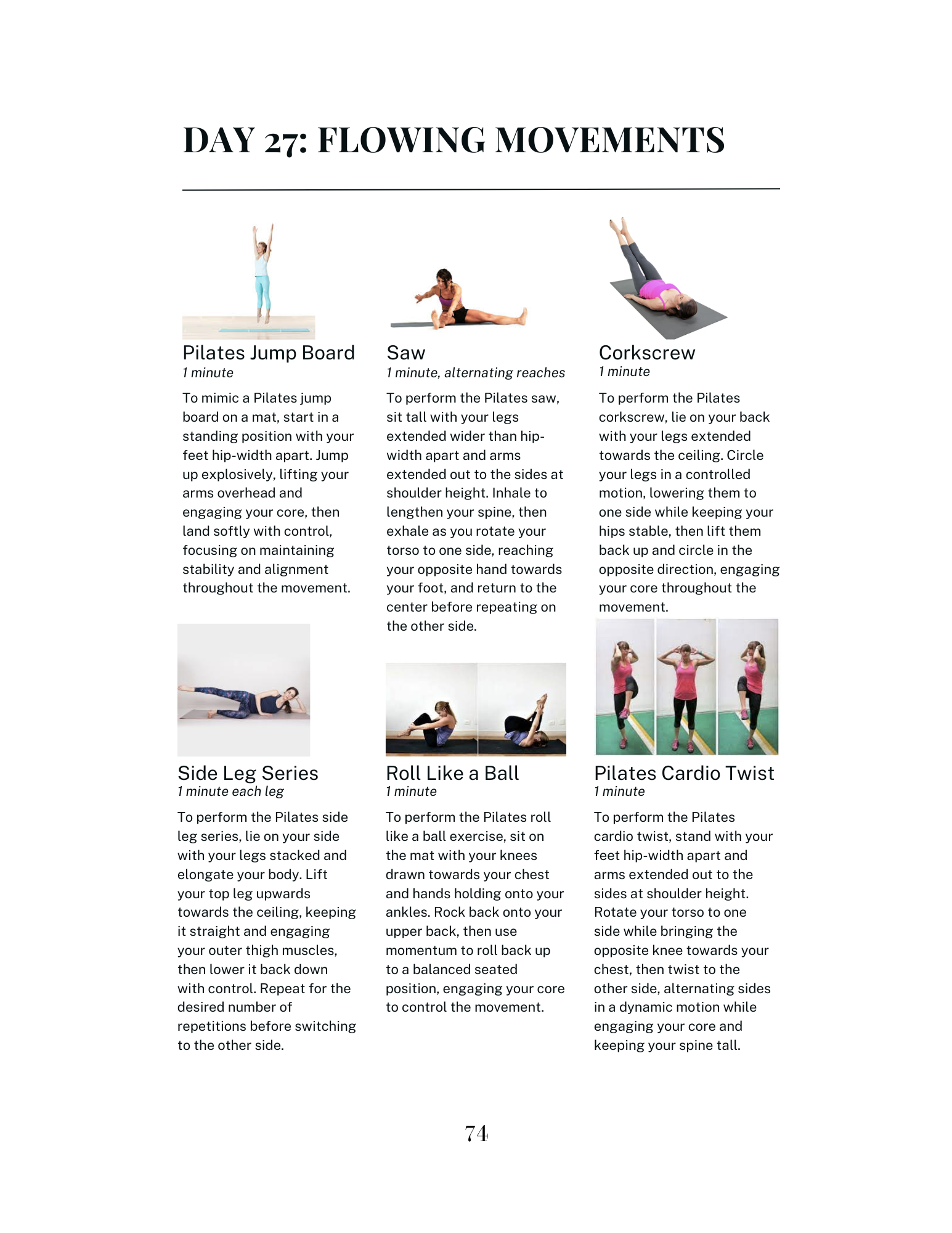 Personalized At-Home Pilates Program